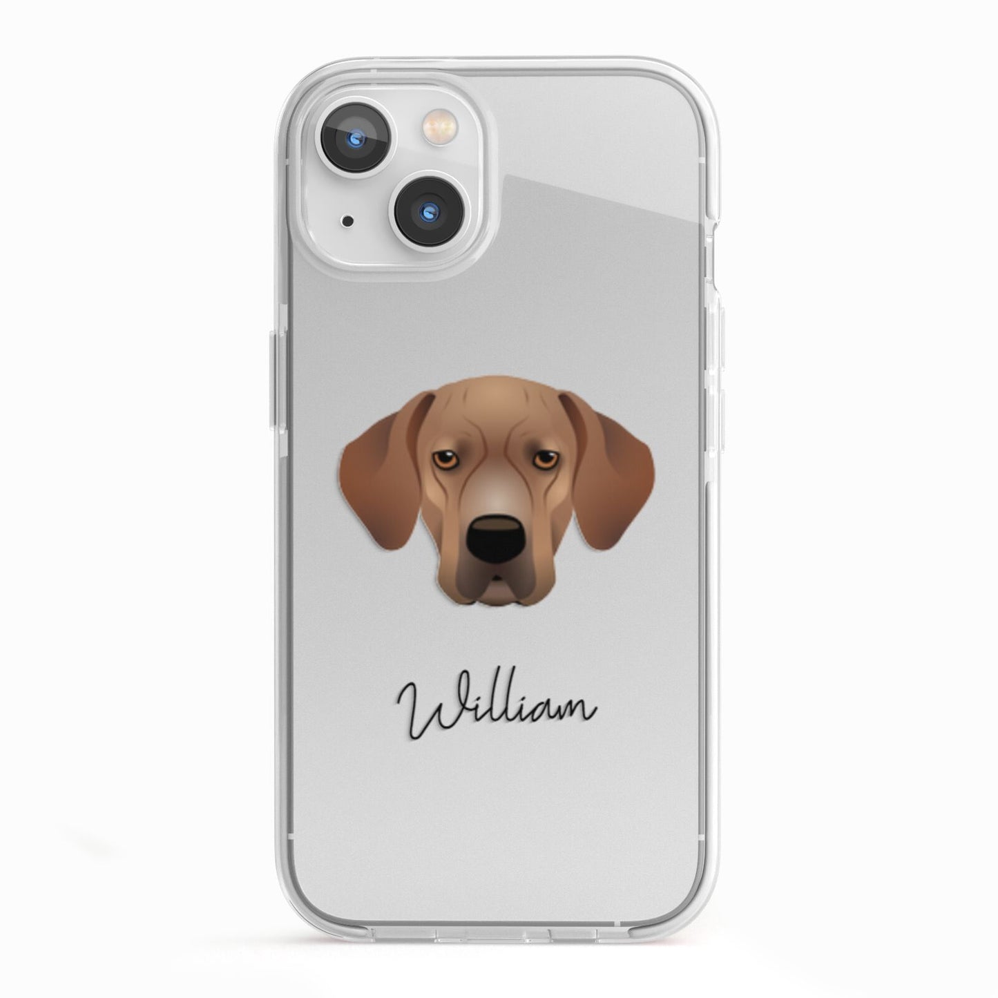 Portuguese Pointer Personalised iPhone 13 TPU Impact Case with White Edges