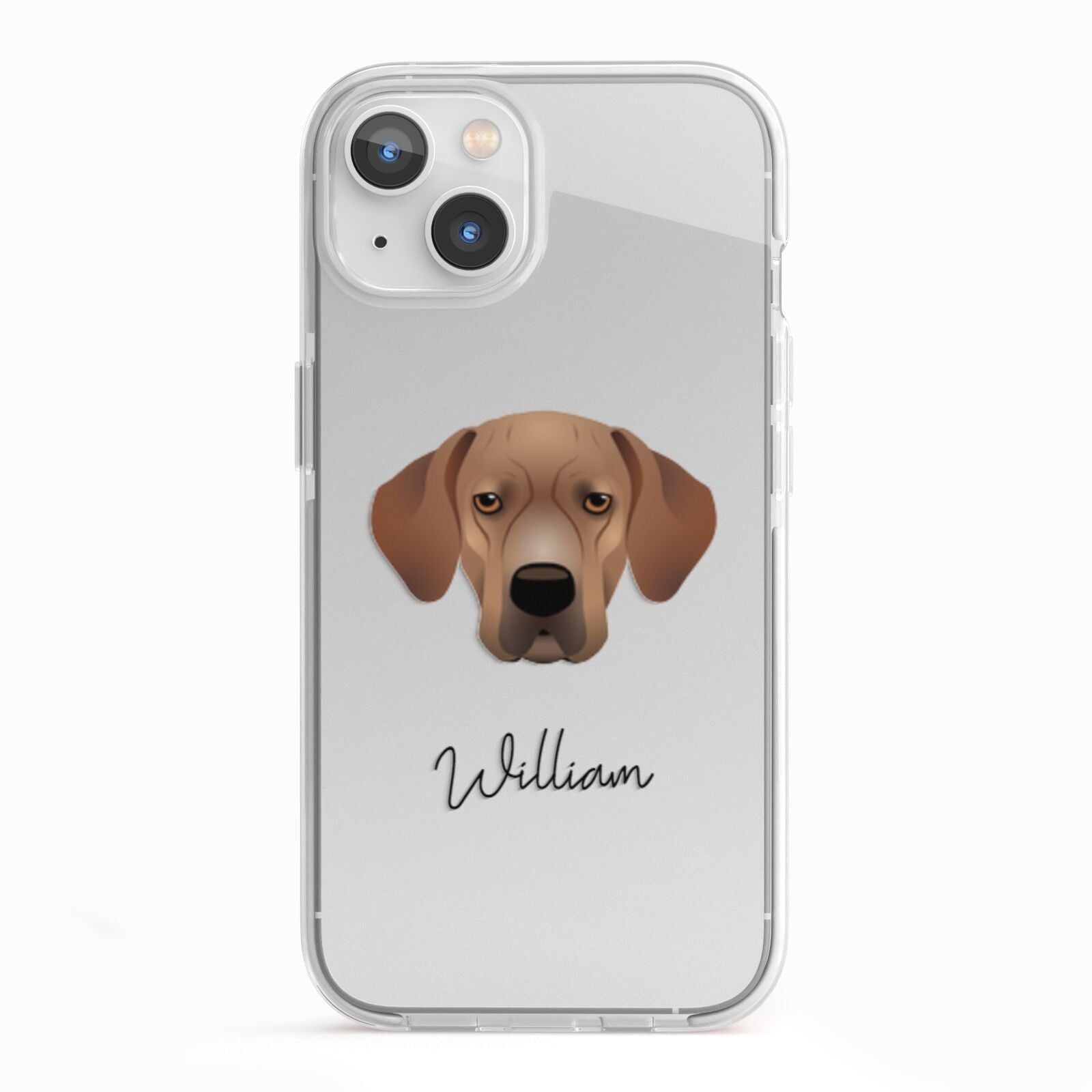 Portuguese Pointer Personalised iPhone 13 TPU Impact Case with White Edges
