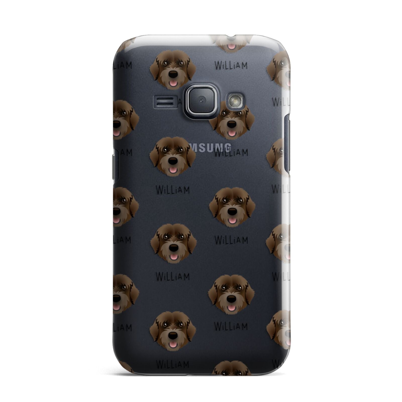 Portuguese Water Dog Icon with Name Samsung Galaxy J1 2016 Case