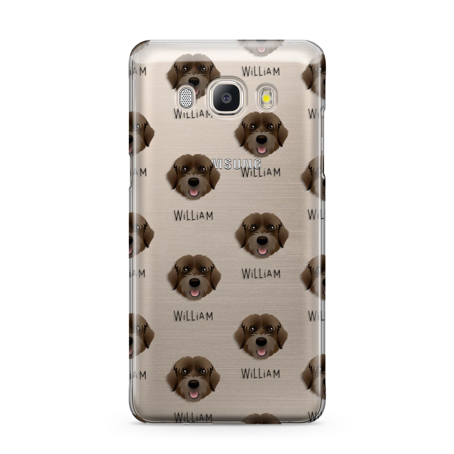 Portuguese Water Dog Icon with Name Samsung Galaxy J5 2016 Case