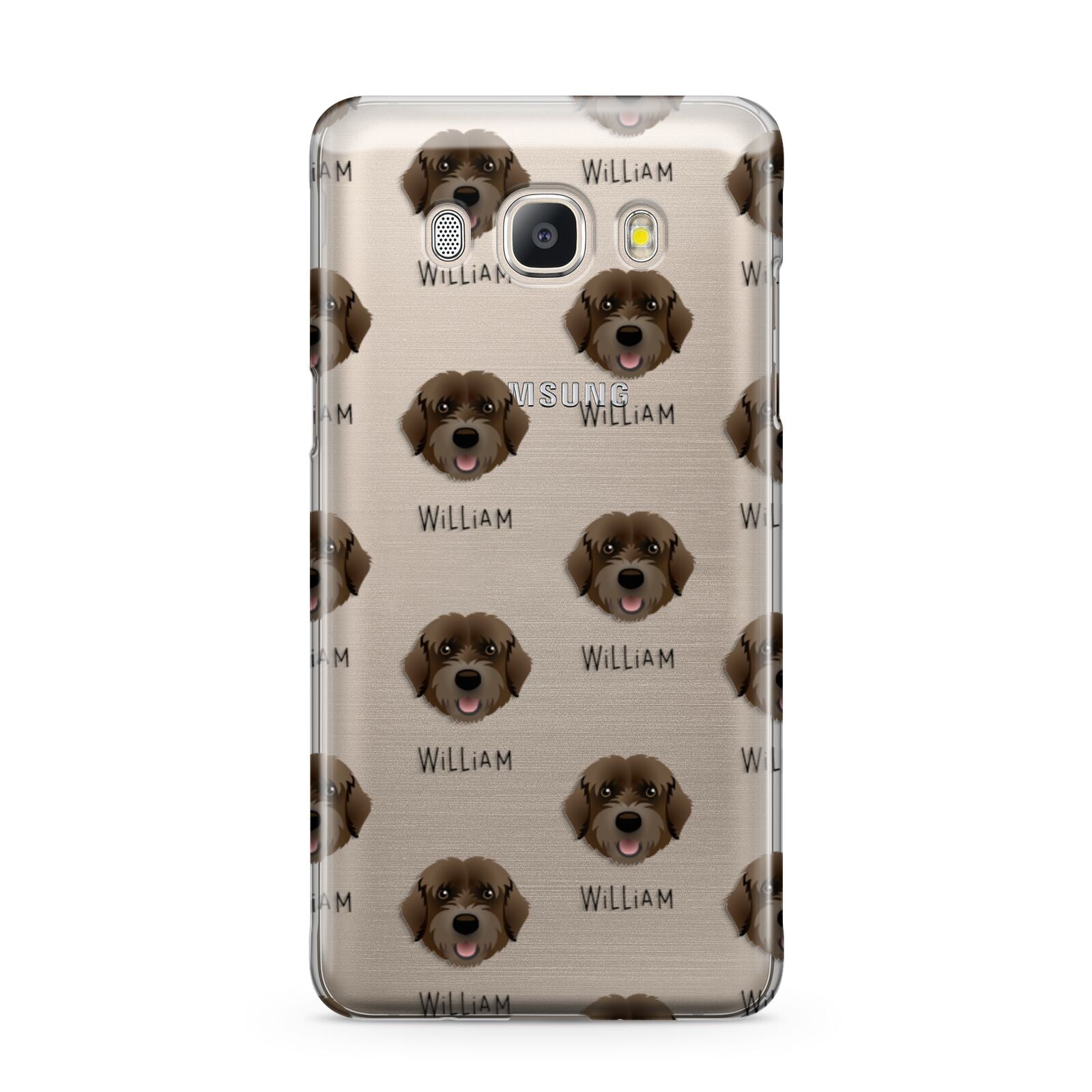 Portuguese Water Dog Icon with Name Samsung Galaxy J5 2016 Case