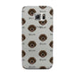 Portuguese Water Dog Icon with Name Samsung Galaxy S6 Edge Case