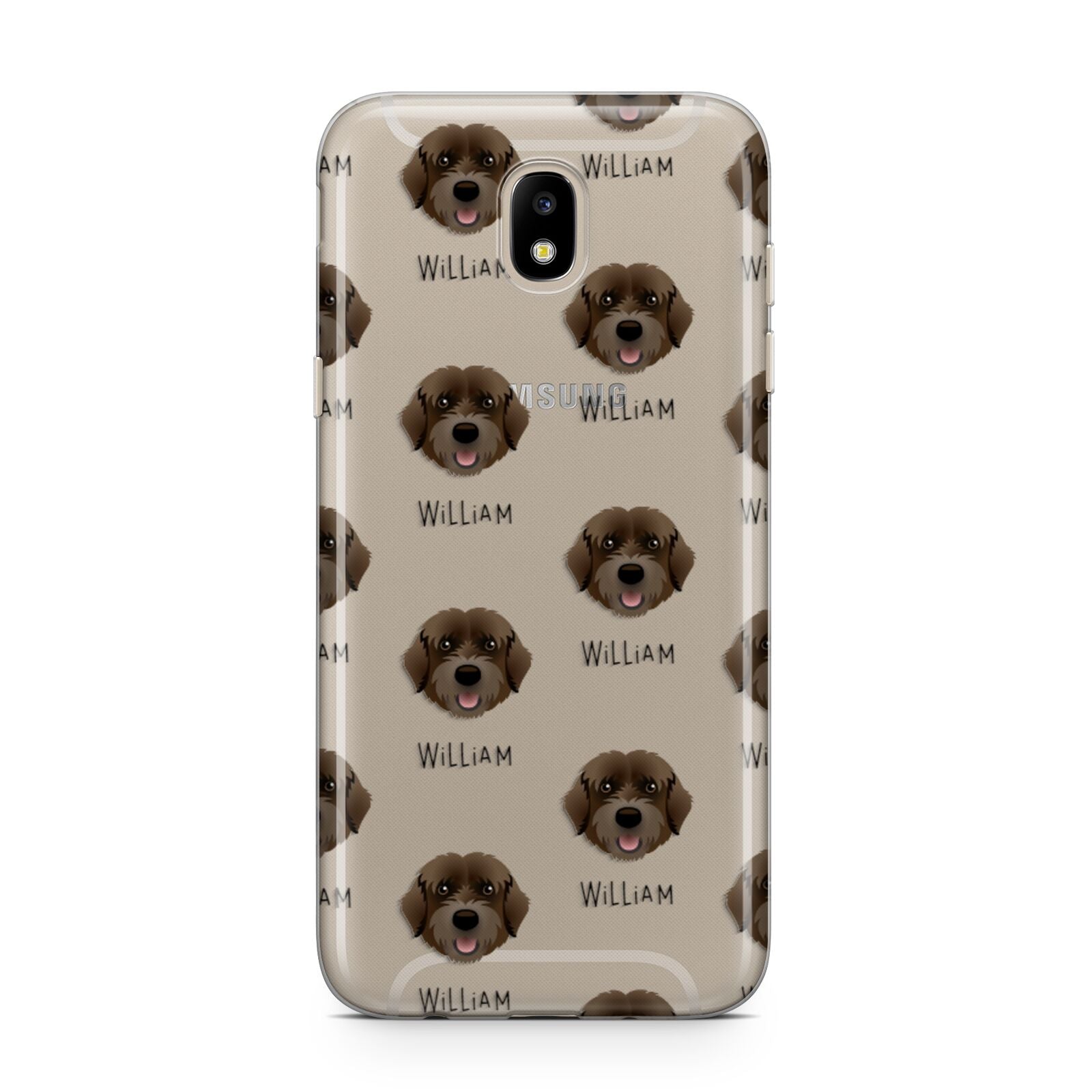Portuguese Water Dog Icon with Name Samsung J5 2017 Case