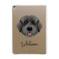 Portuguese Water Dog Personalised Apple iPad Gold Case