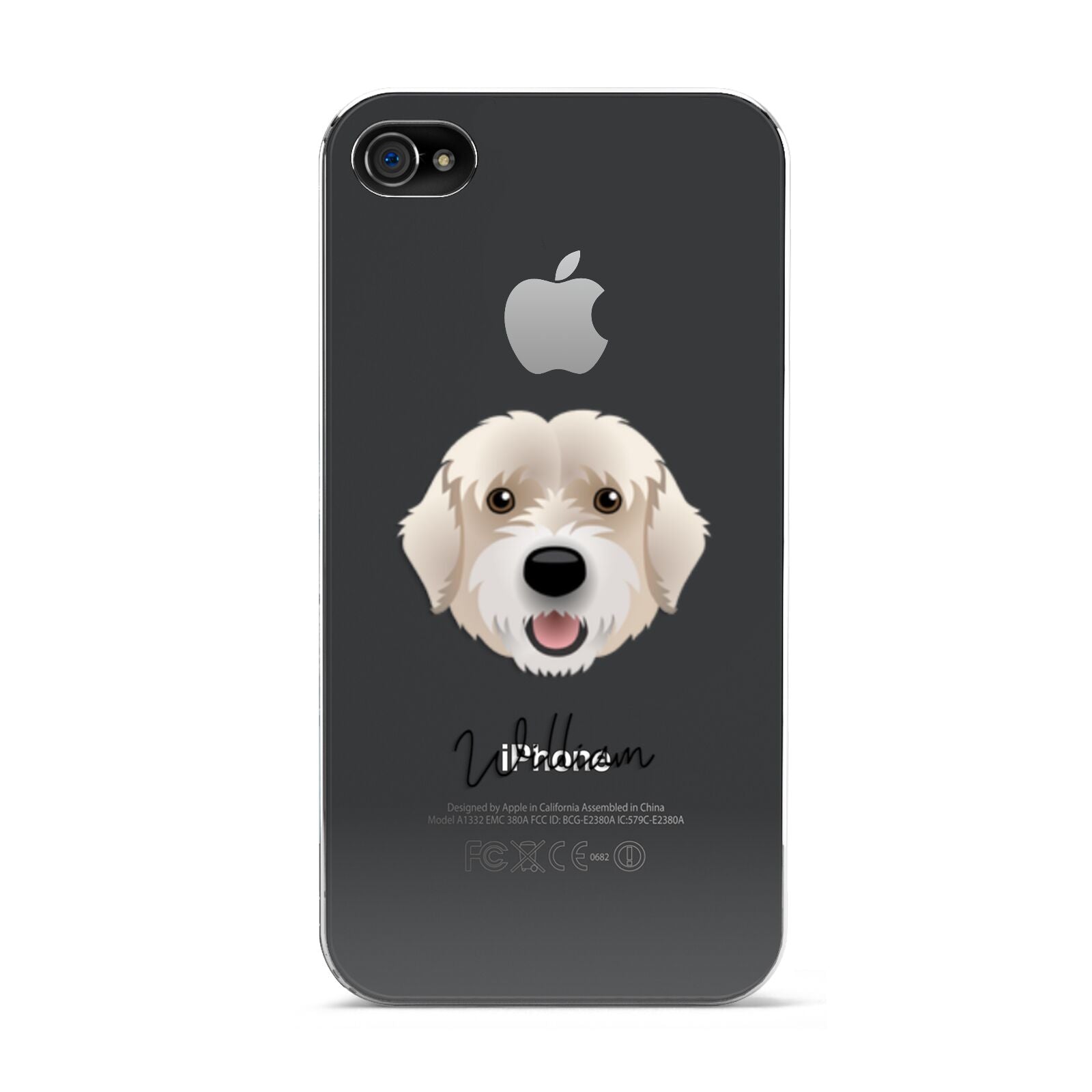 Portuguese Water Dog Personalised Apple iPhone 4s Case