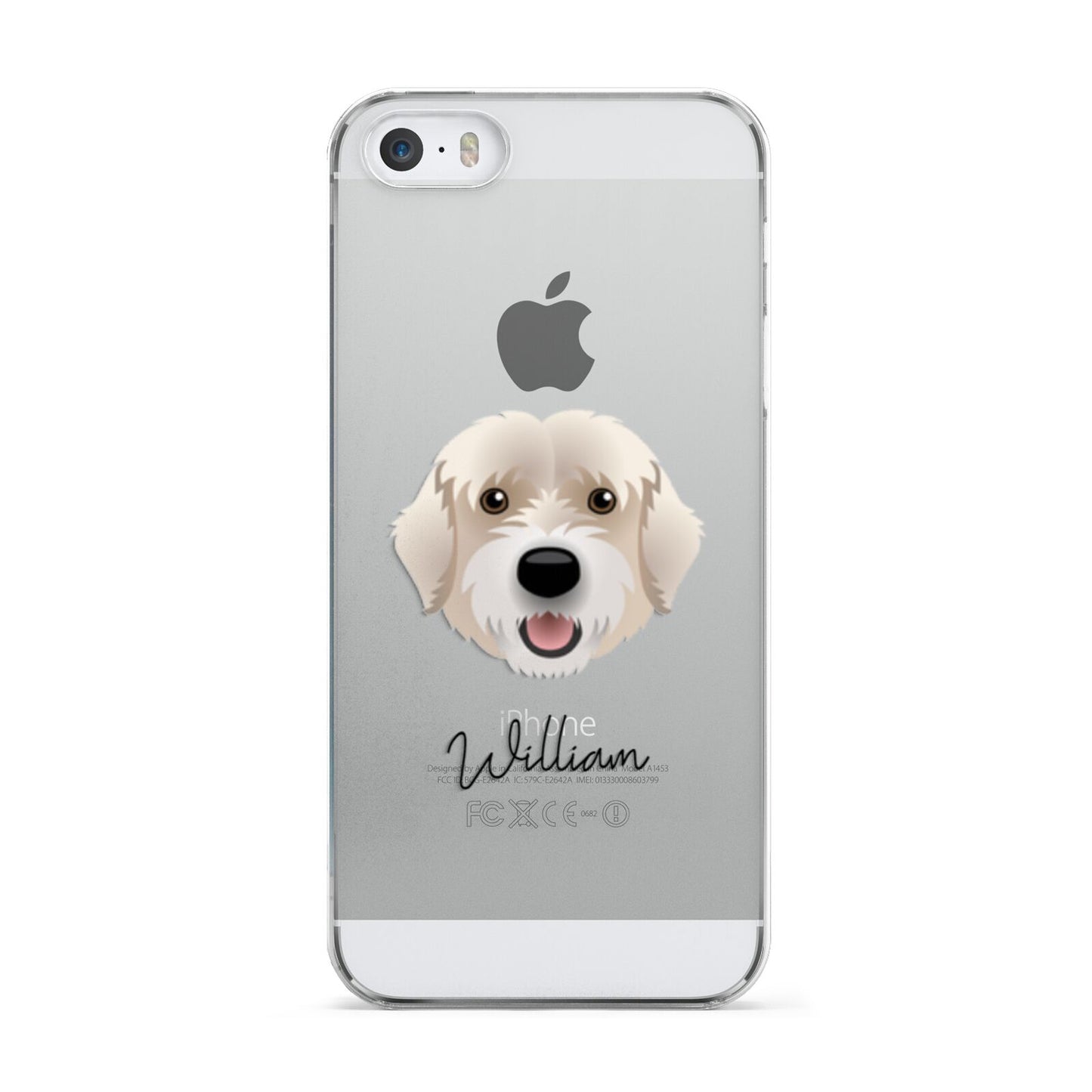 Portuguese Water Dog Personalised Apple iPhone 5 Case