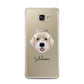 Portuguese Water Dog Personalised Samsung Galaxy A7 2016 Case on gold phone