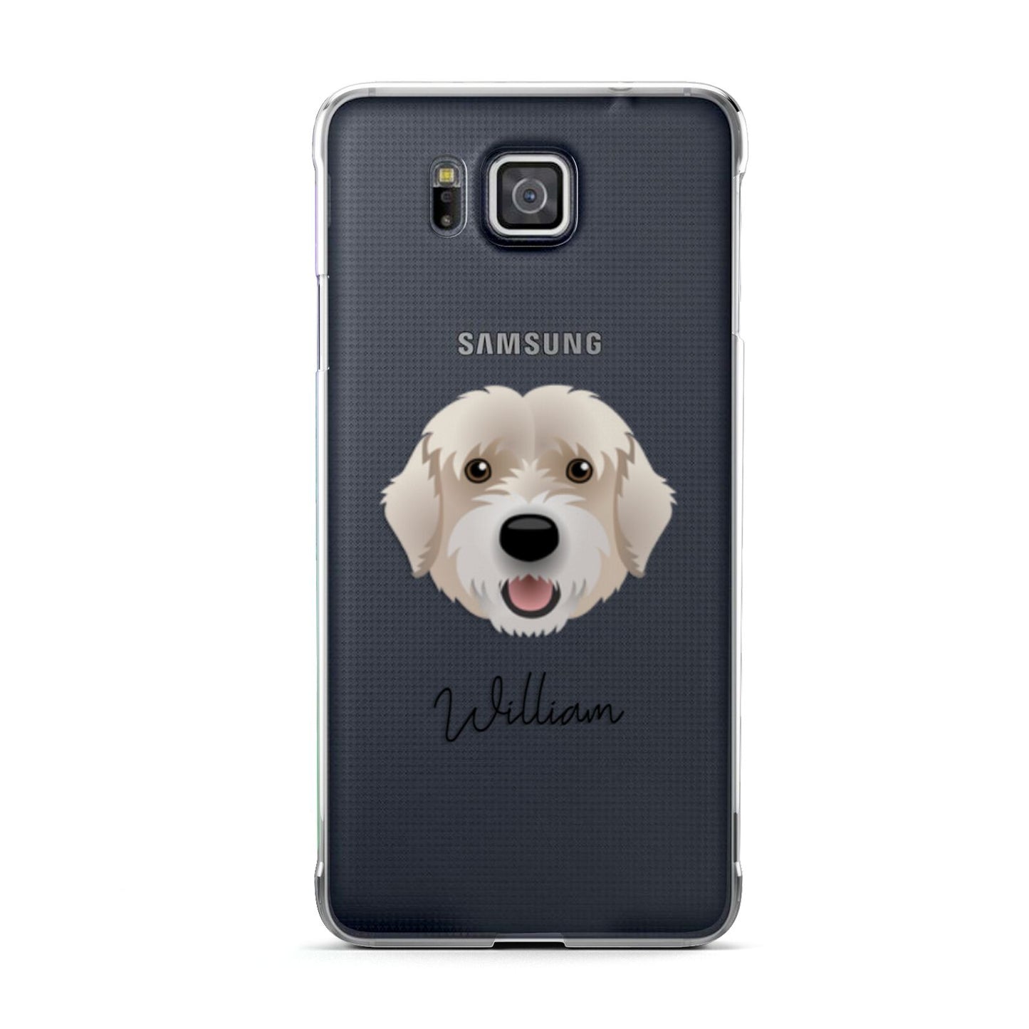 Portuguese Water Dog Personalised Samsung Galaxy Alpha Case
