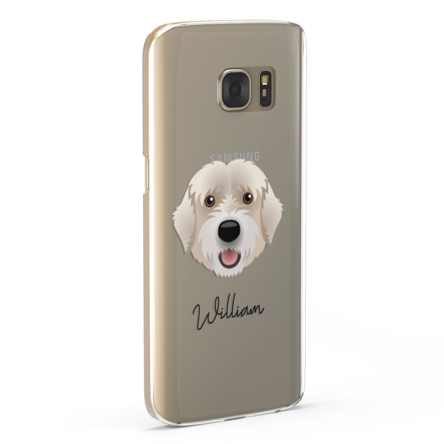 Portuguese Water Dog Personalised Samsung Galaxy Case Fourty Five Degrees