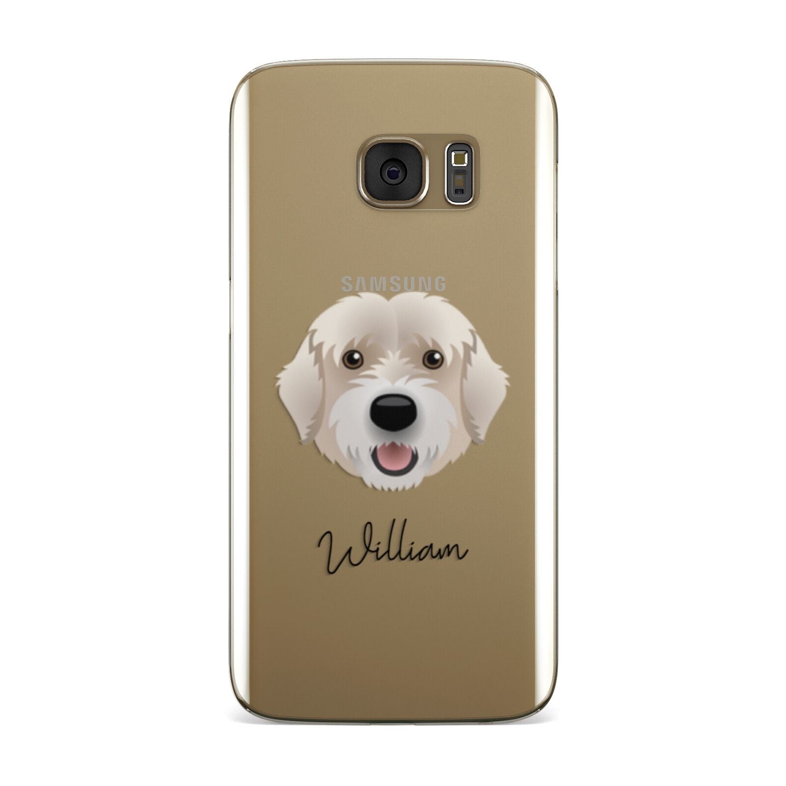 Portuguese Water Dog Personalised Samsung Galaxy Case
