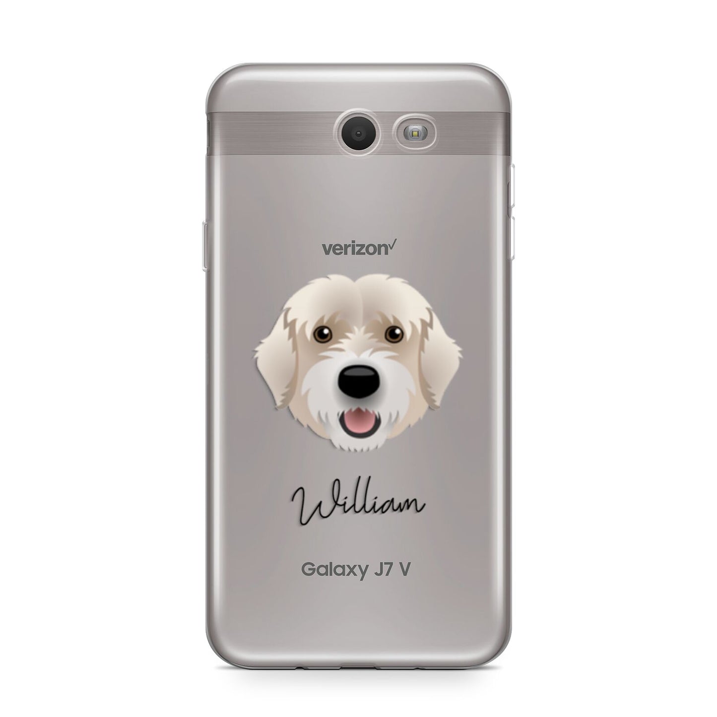 Portuguese Water Dog Personalised Samsung Galaxy J7 2017 Case
