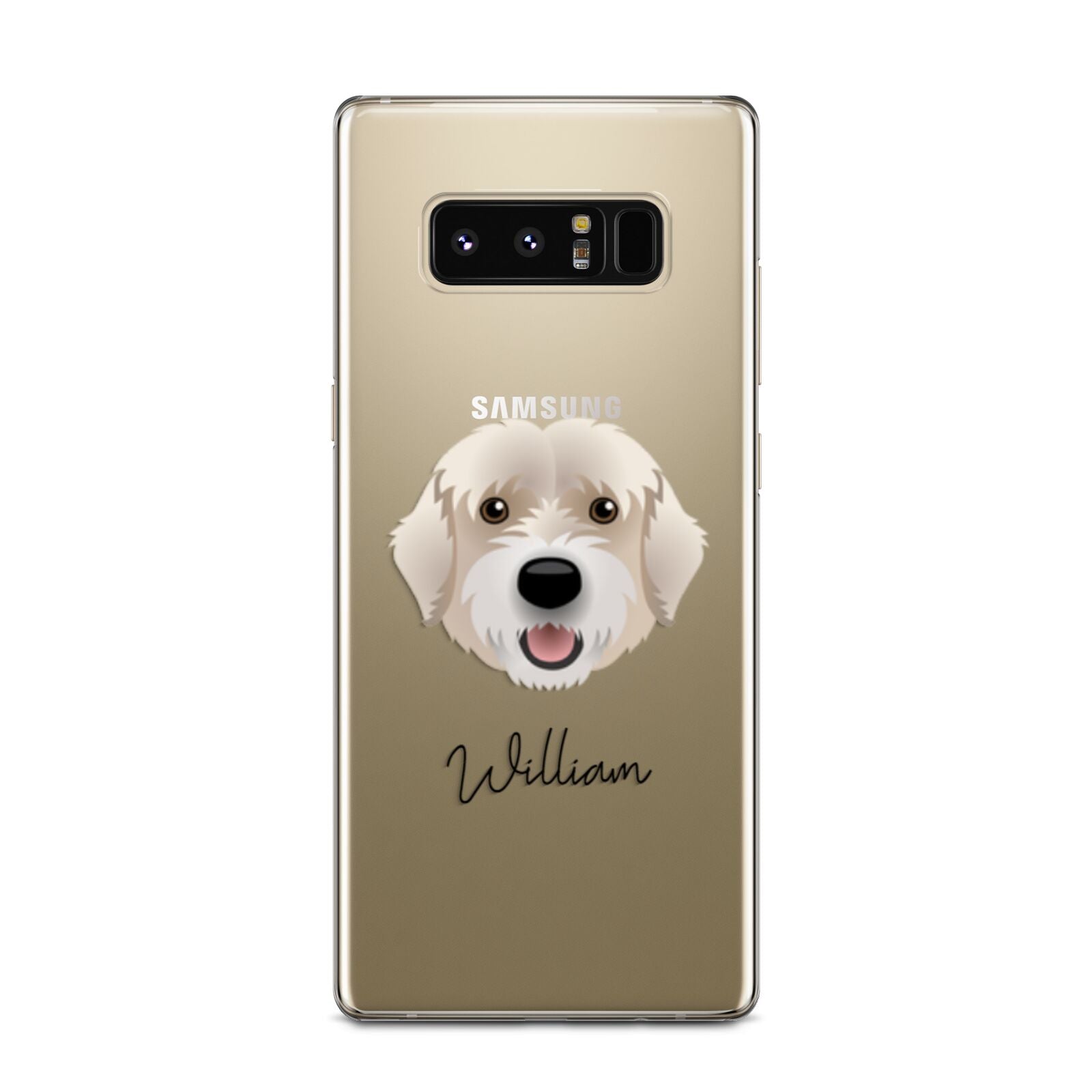 Portuguese Water Dog Personalised Samsung Galaxy Note 8 Case