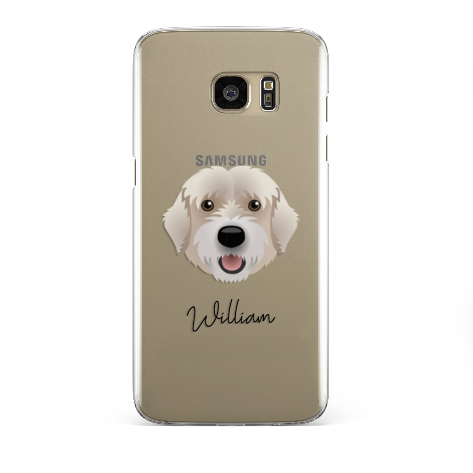 Portuguese Water Dog Personalised Samsung Galaxy S7 Edge Case