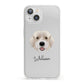 Portuguese Water Dog Personalised iPhone 13 Clear Bumper Case