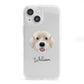 Portuguese Water Dog Personalised iPhone 13 Mini Clear Bumper Case
