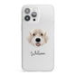 Portuguese Water Dog Personalised iPhone 13 Pro Max Clear Bumper Case