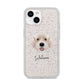 Portuguese Water Dog Personalised iPhone 14 Glitter Tough Case Starlight