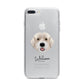 Portuguese Water Dog Personalised iPhone 7 Plus Bumper Case on Silver iPhone