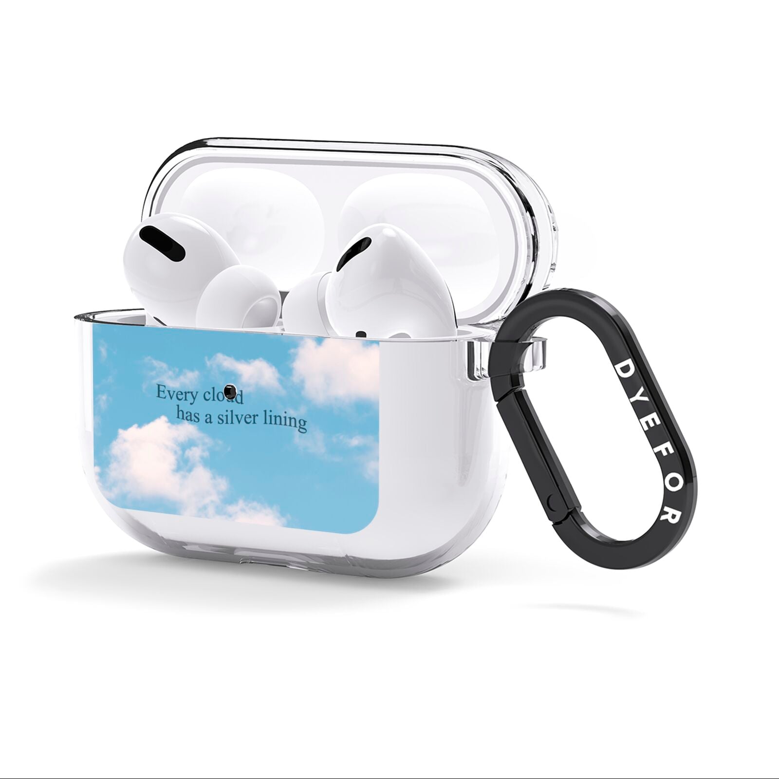 Positivity AirPods Clear Case 3rd Gen Side Image