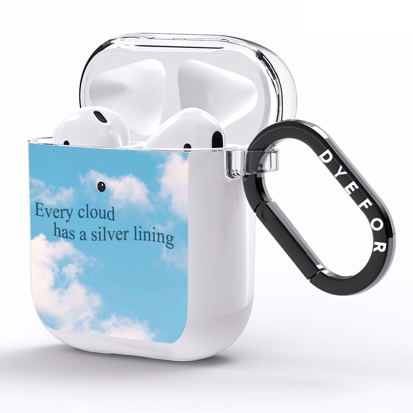 Positivity AirPods Clear Case Side Image