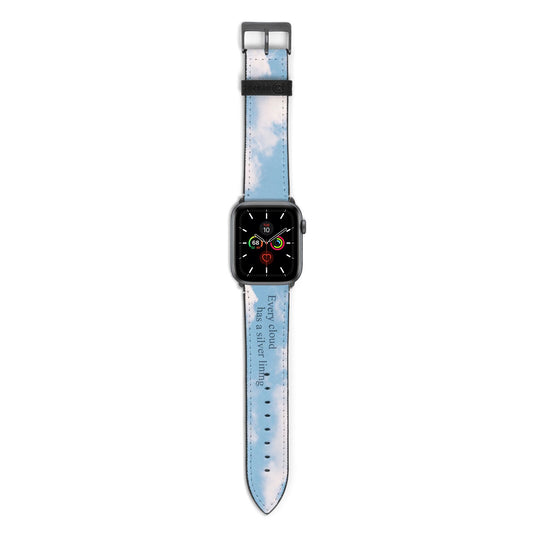 Positivity Apple Watch Strap with Space Grey Hardware