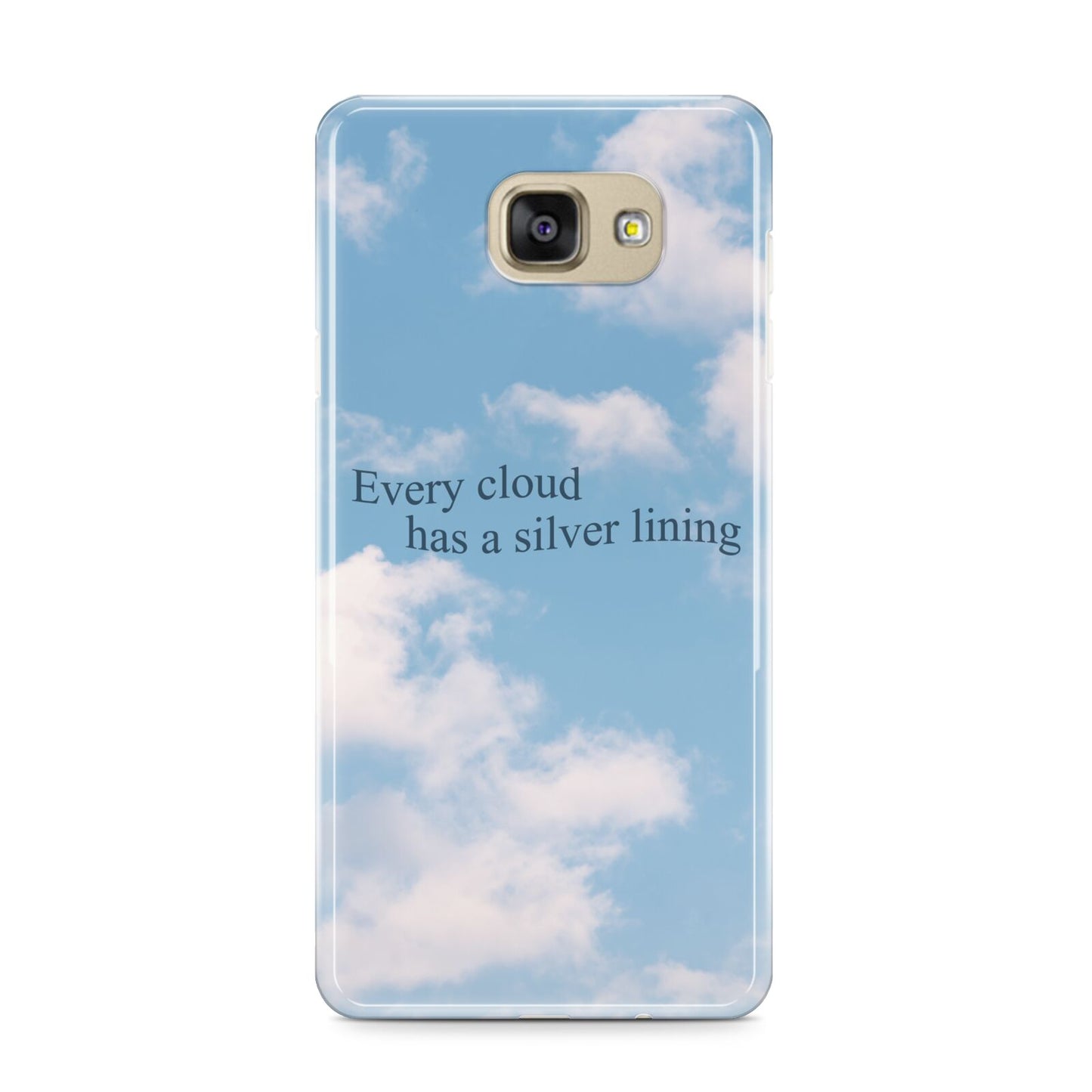 Positivity Samsung Galaxy A9 2016 Case on gold phone