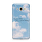 Positivity Samsung Galaxy J7 2016 Case on gold phone