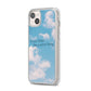 Positivity iPhone 14 Plus Clear Tough Case Starlight Angled Image