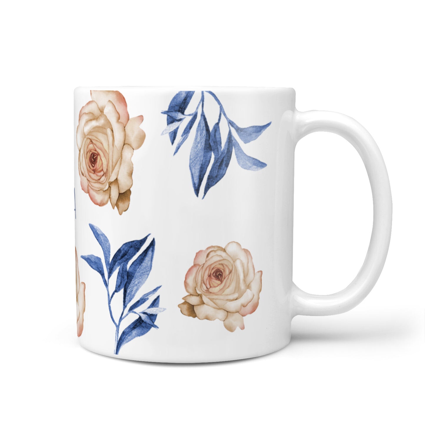 Pretty Floral Custom 10oz Mug