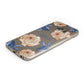 Pretty Floral Custom Protective Samsung Galaxy Case Angled Image