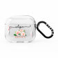 Pretty Roses Personalised Name AirPods Clear Case 3rd Gen