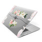 Pretty Roses Personalised Name Apple MacBook Case Side View