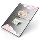 Pretty Roses Personalised Name Apple iPad Case on Grey iPad Side View