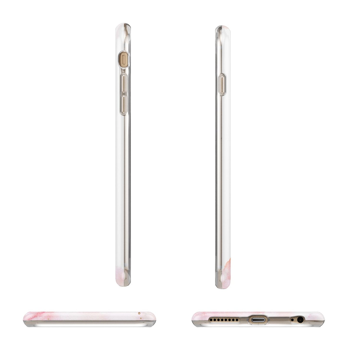 Pretty Roses Personalised Name Apple iPhone 6 Plus 3D Wrap Tough Case Alternative Image Angles