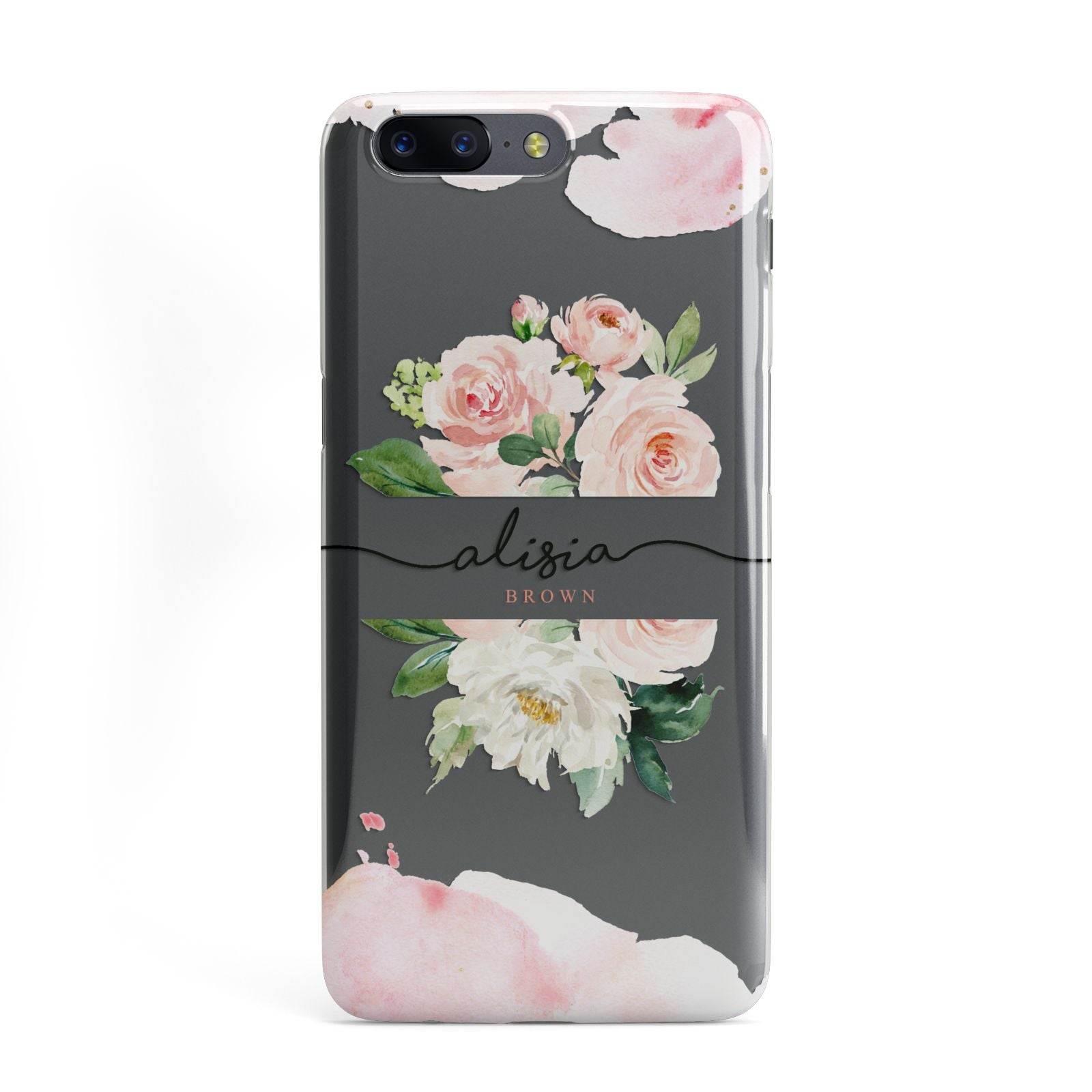 Pretty Roses Personalised Name OnePlus Case
