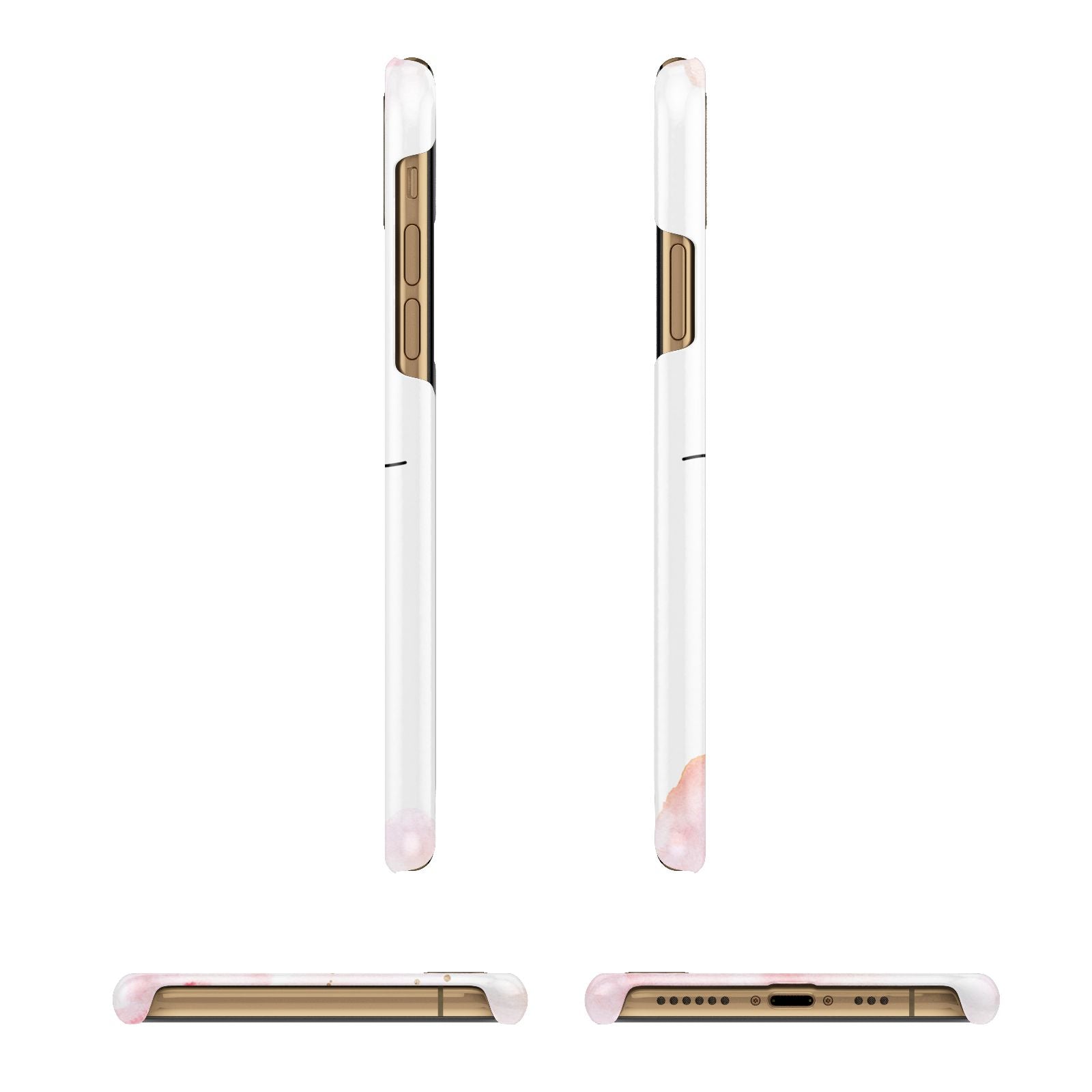 Pretty Roses Personalised Name iPhone 11 3D Snap Case Angle Images