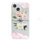 Pretty Roses Personalised Name iPhone 13 Mini Clear Bumper Case
