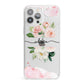 Pretty Roses Personalised Name iPhone 13 Pro Max Clear Bumper Case