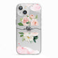 Pretty Roses Personalised Name iPhone 13 TPU Impact Case with White Edges