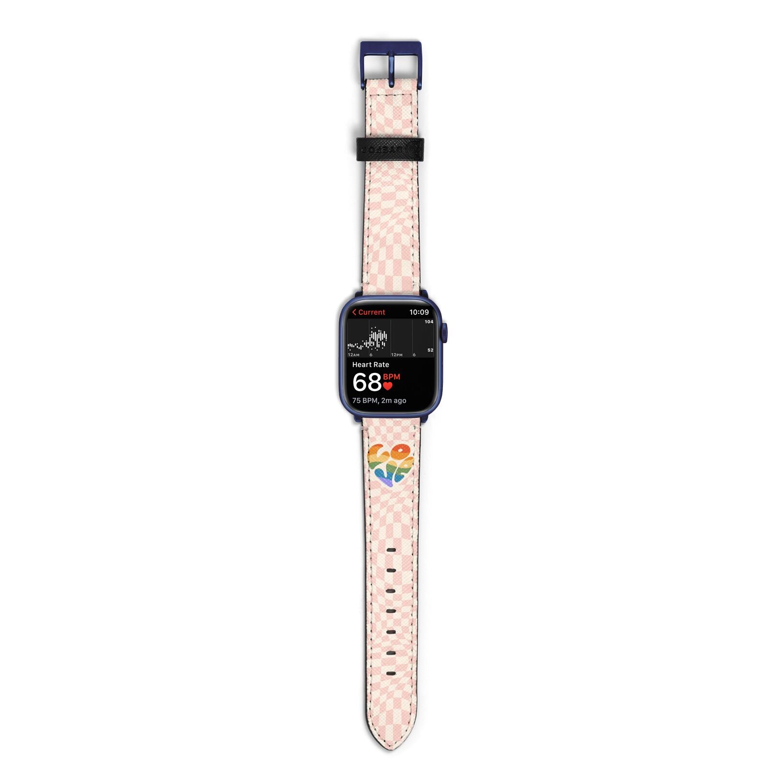 Pride Apple Watch Strap Size 38mm with Blue Hardware