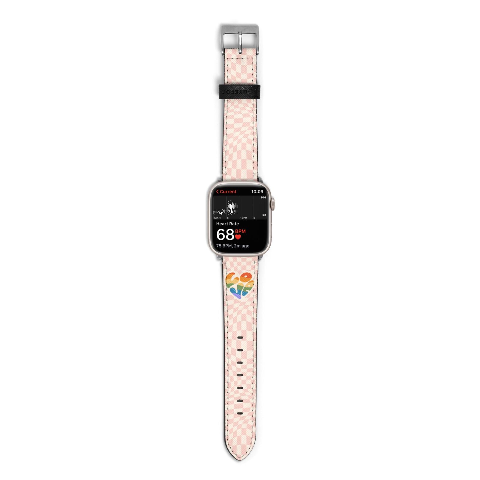 Pride Apple Watch Strap Size 38mm with Silver Hardware