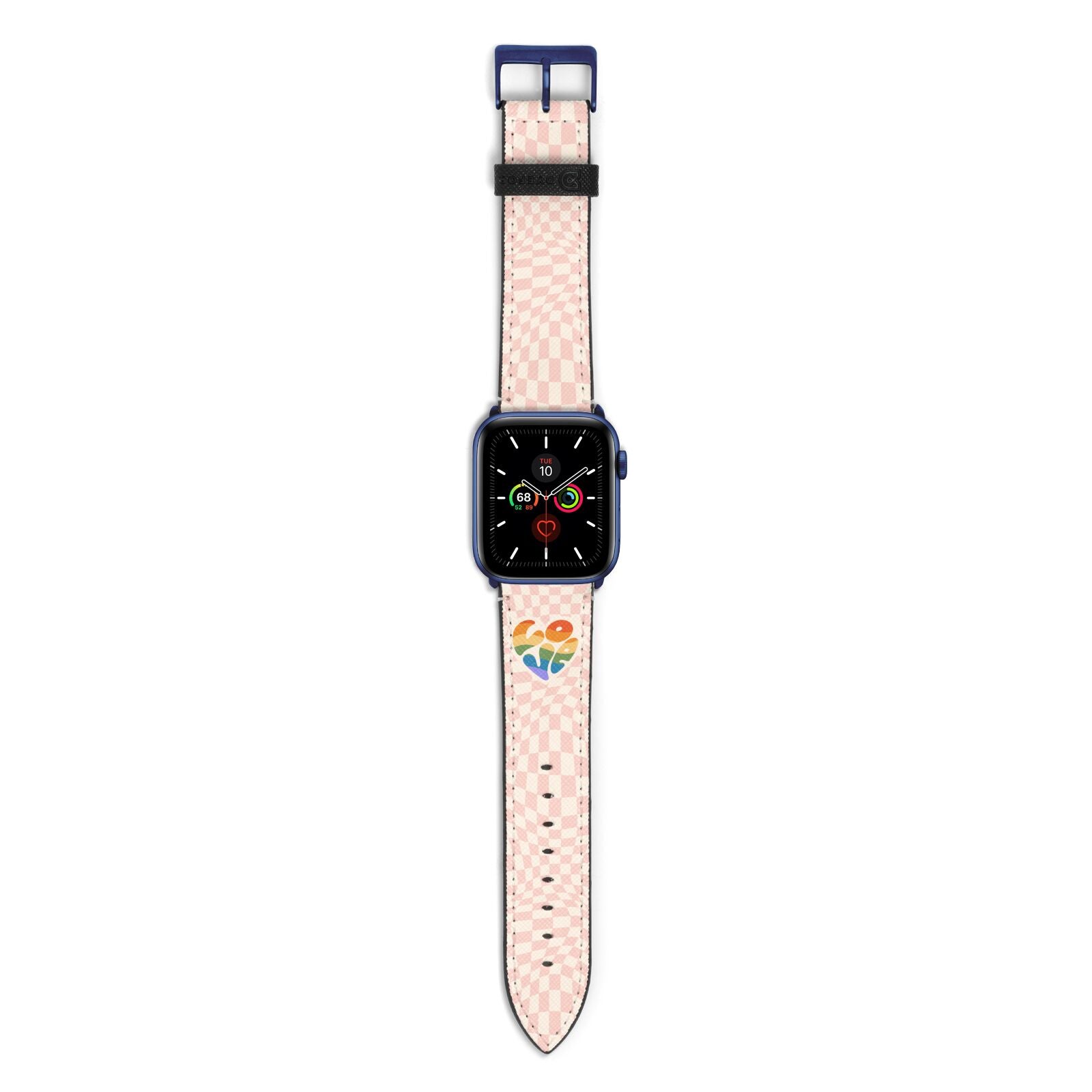 Pride Apple Watch Strap with Blue Hardware
