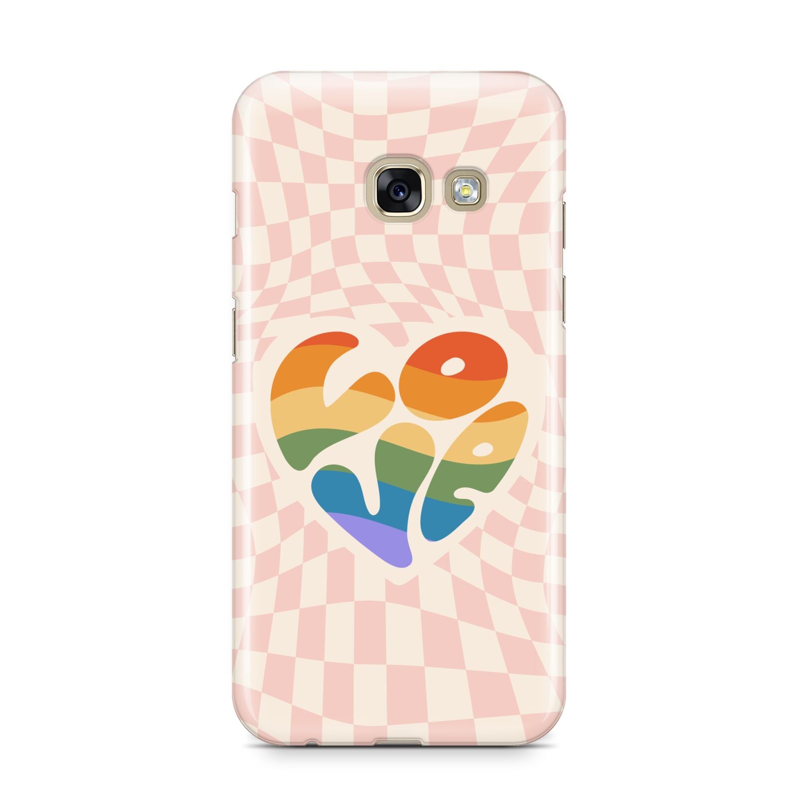 Pride Samsung Galaxy A3 2017 Case on gold phone