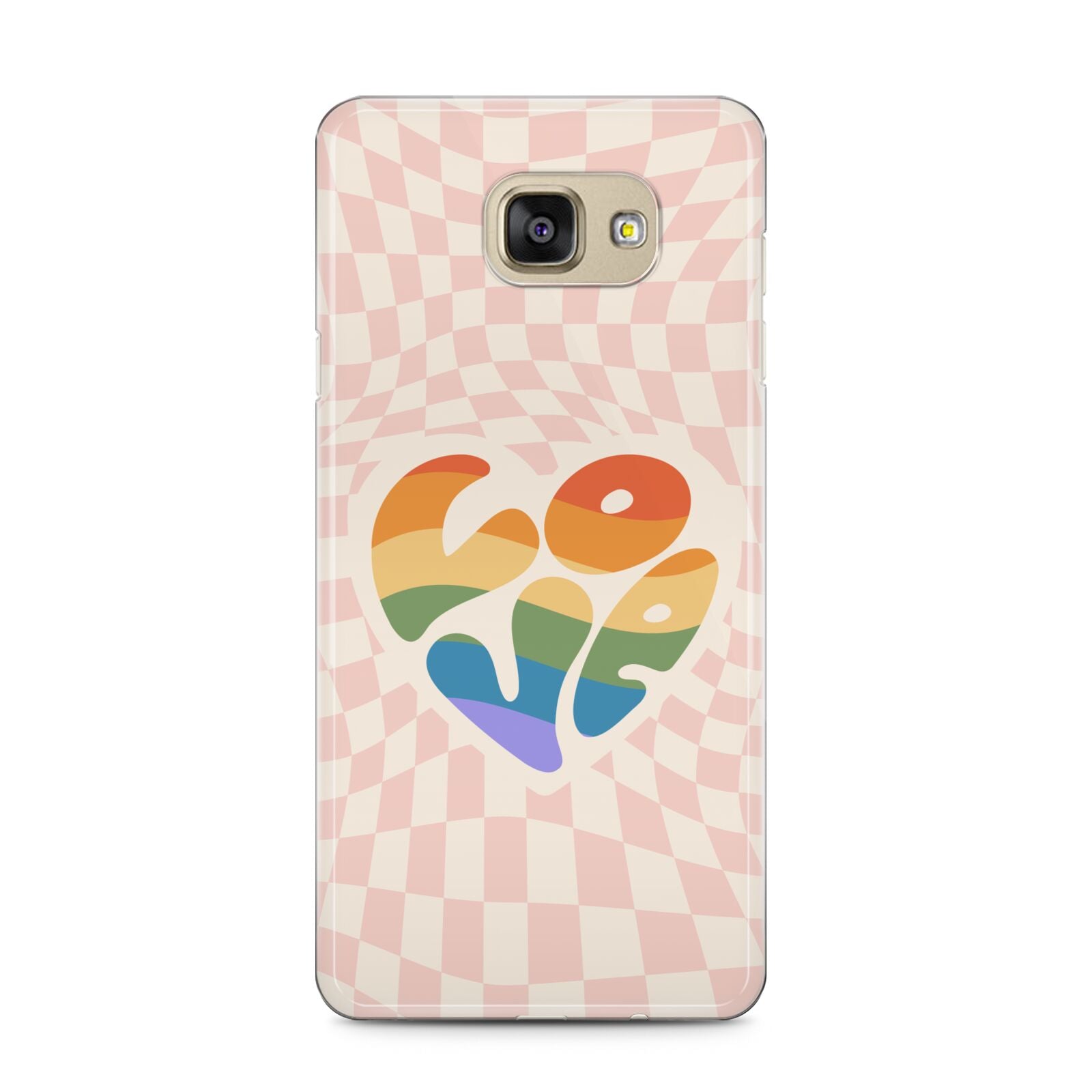 Pride Samsung Galaxy A5 2016 Case on gold phone