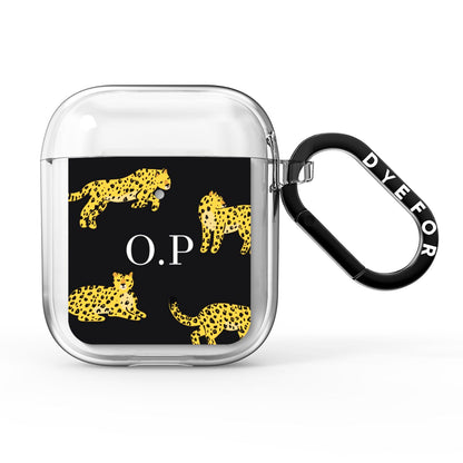 Prowling Leopard AirPods Clear Case