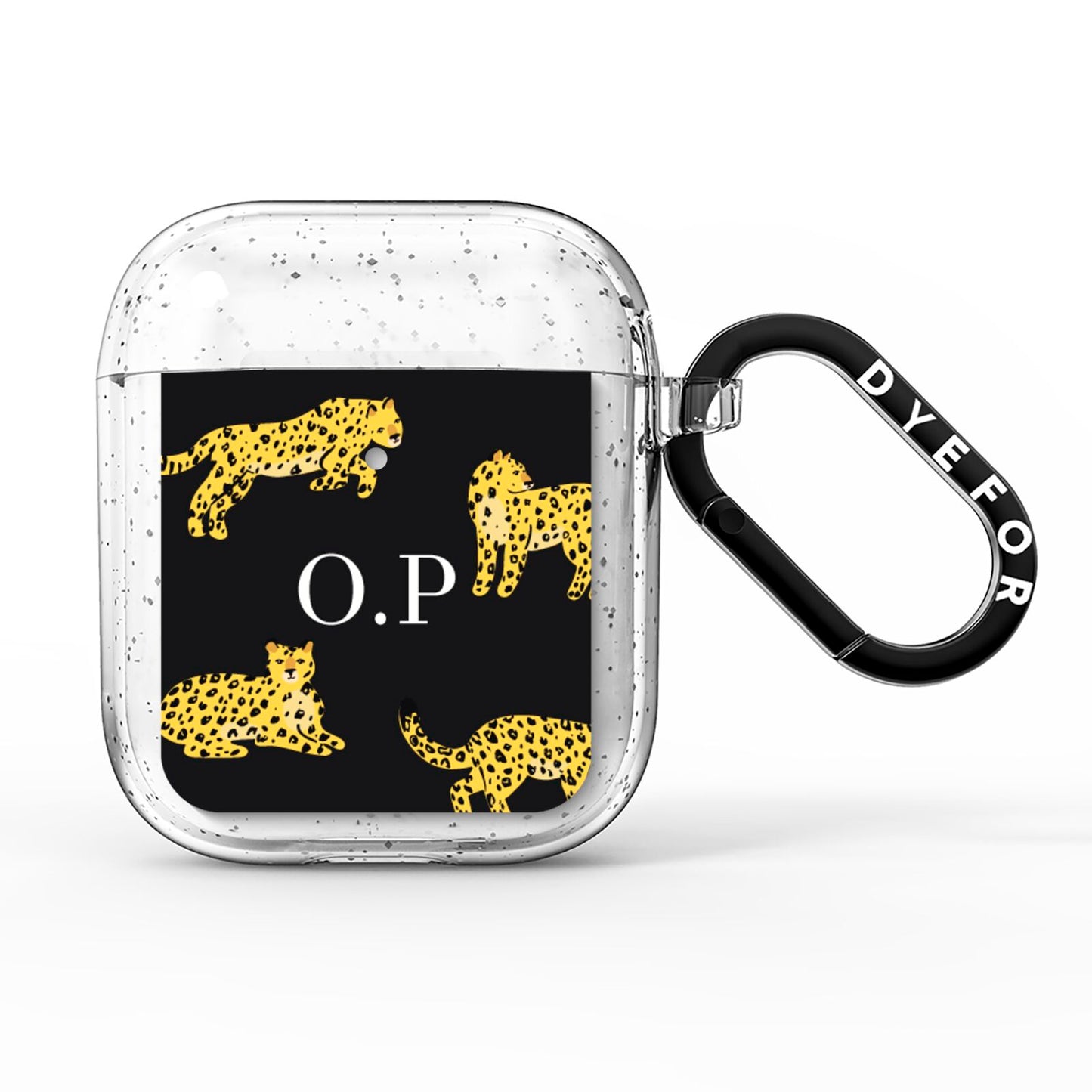 Prowling Leopard AirPods Glitter Case