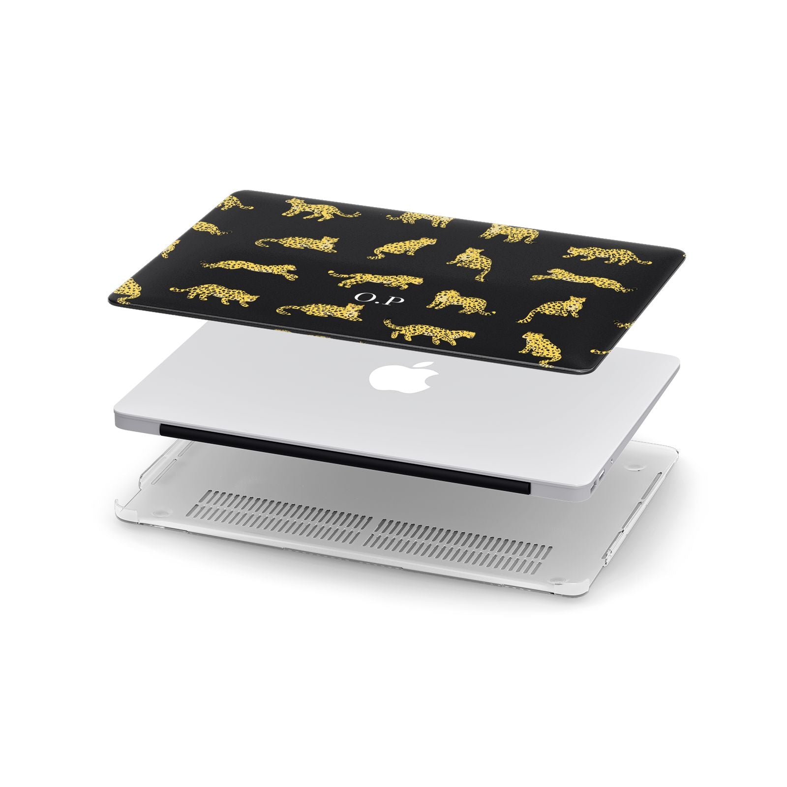Prowling Leopard Apple MacBook Case in Detail