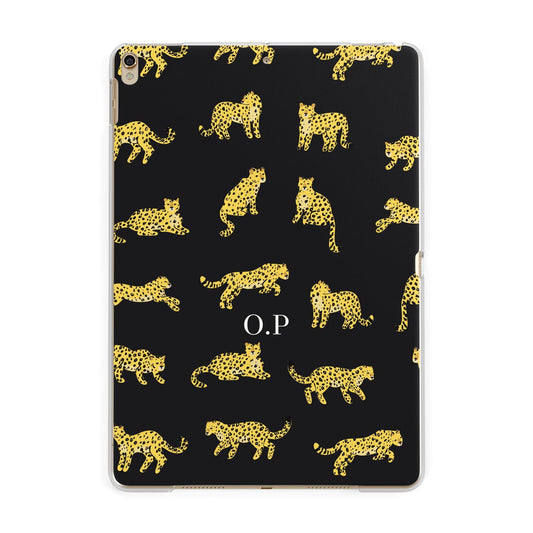 Prowling Leopard Apple iPad Gold Case