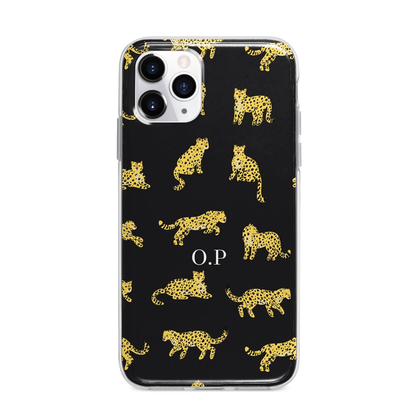 Prowling Leopard Apple iPhone 11 Pro Max in Silver with Bumper Case