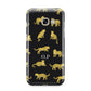 Prowling Leopard Samsung Galaxy A3 2017 Case on gold phone